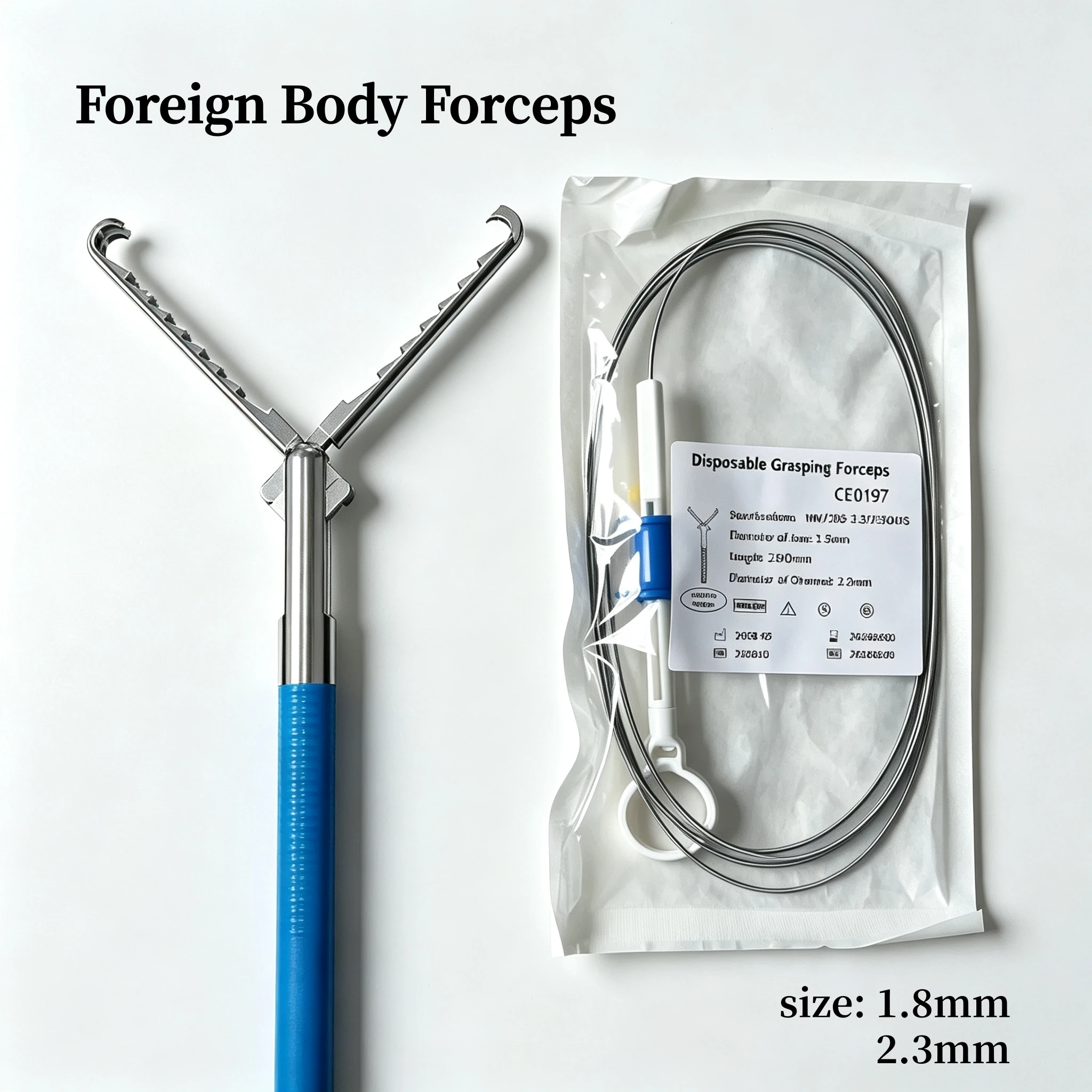 Disposable Endoscope Foreign Body Forceps Tooth Type Flexible Grasping Forceps Gastrointestinal Forceps, Urology Forceps