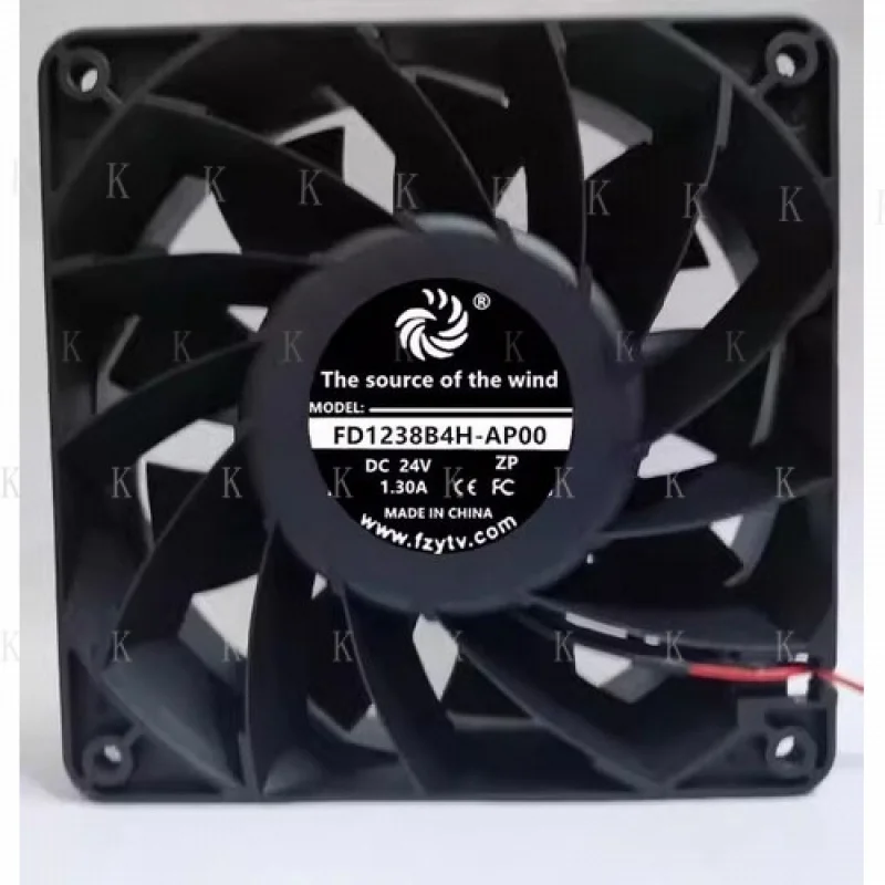 

C for 1PCS FD1238B4H-AP00 DC 24V 1.30A 120x120x38MM 2-Wire Cooling Fan
