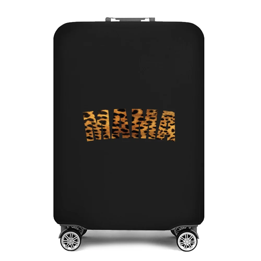 Fashion Luggage Cover Travel Suitcase Case Elastic Dust Cover Protective Covers Mom Pattern Printed for 18-32 Inch Trolley Case