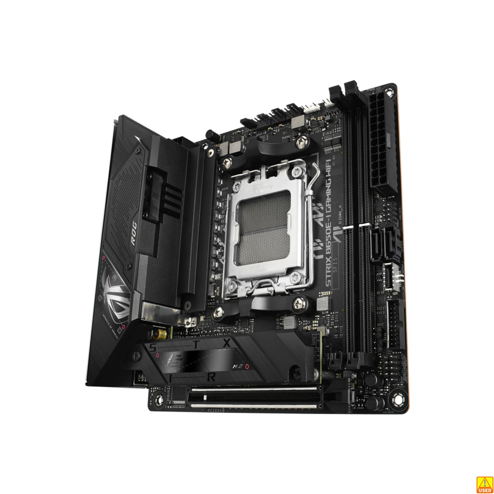 Bild 4: ASUS ROG STRIX B650E-I GAMING WIFI Motherboard Sockel AM5 CPU DDR5 8000+(OC) Speicher Chipsatz B650 micro Mini-ITX Mainboard