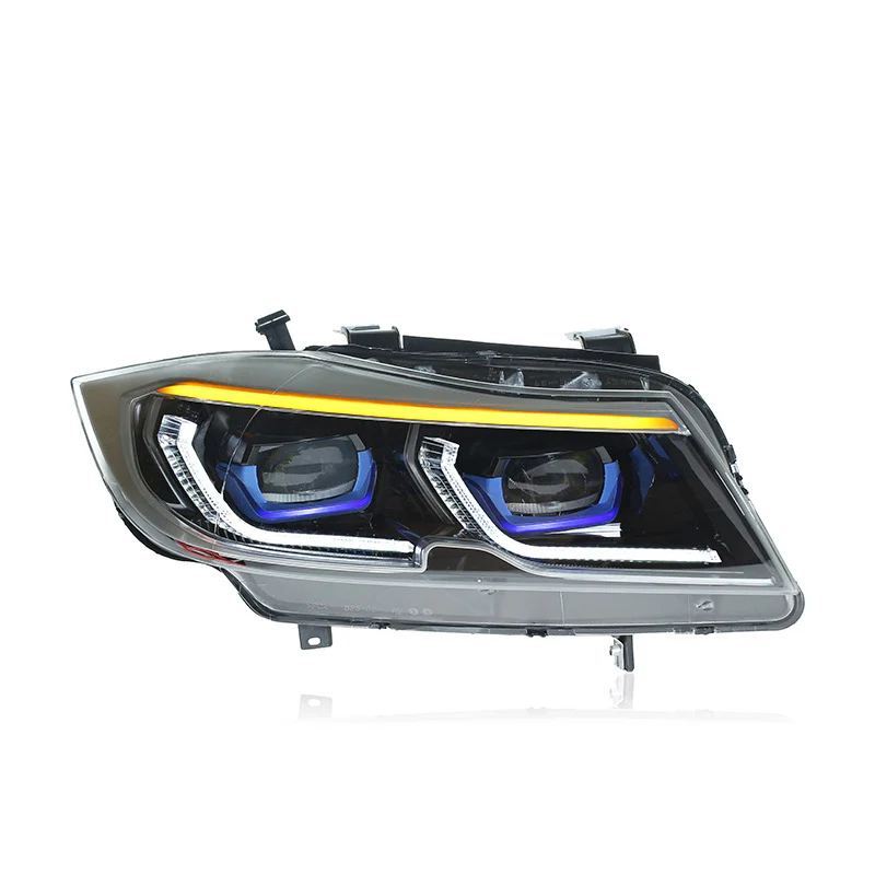 Car Styling LED Headlight Streamer Turn Signal Indicator For BMW E90 2005-2012 Daytime Running Light Front Lamp