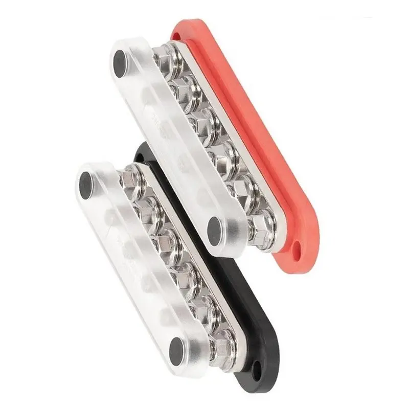 SOFT-For Automotive 300A Negative Bus Bar 12V Distribution Block 6 X 3/8
