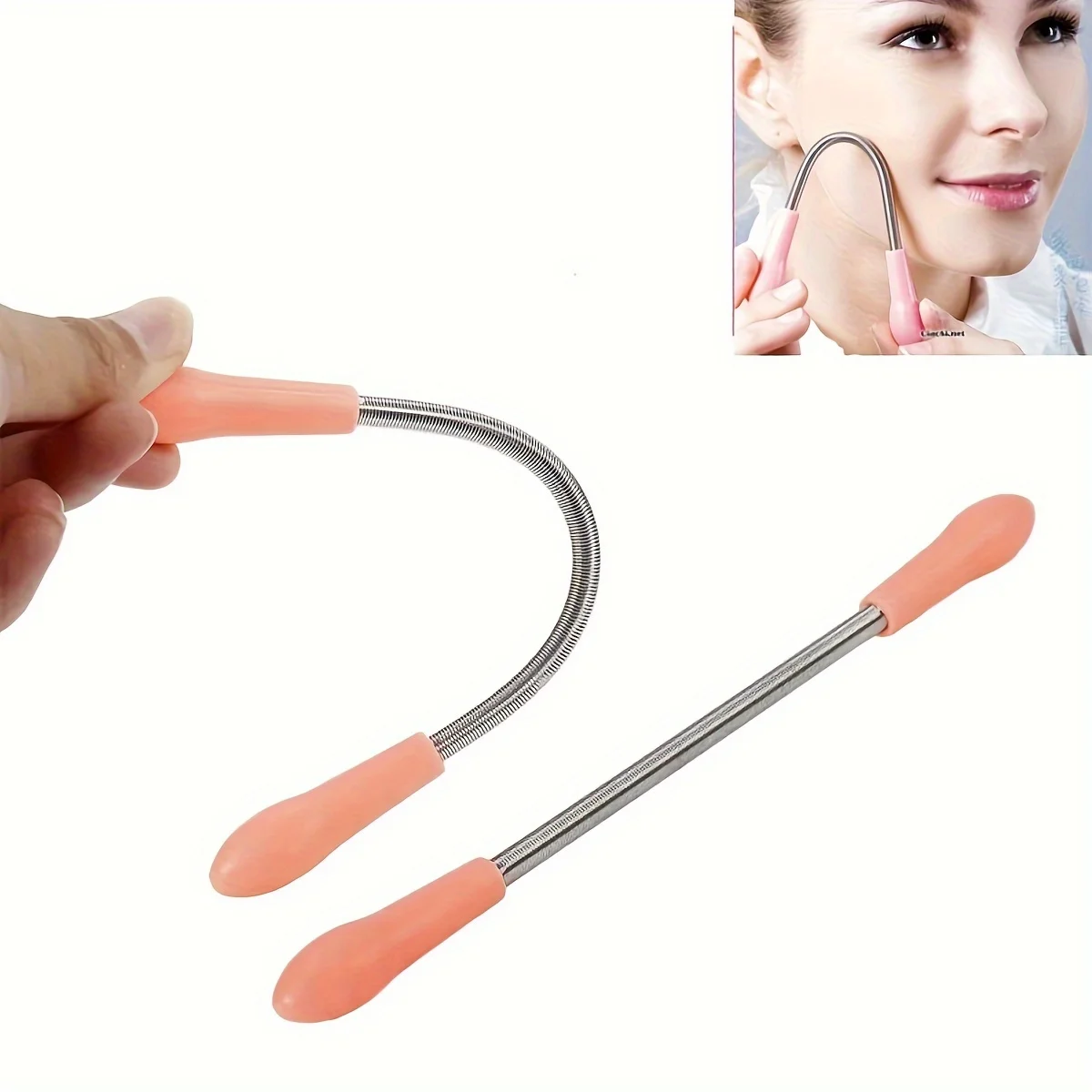 Face Facial Hair Spring Remover Stick Removal Threading Beauty Tool Epilator