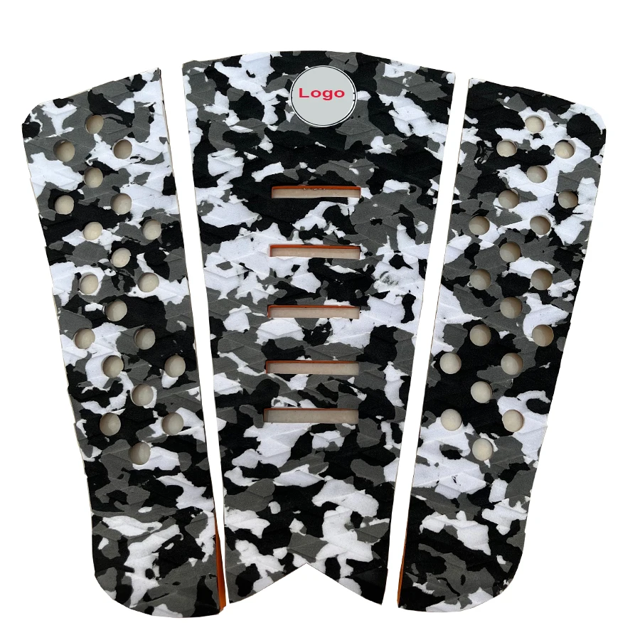 

10 Set/pack Surfboard Traction Pad Grip Eva Deck Cover Anti-slip Foam Foots Camouflage Customied 3M Strong Glue