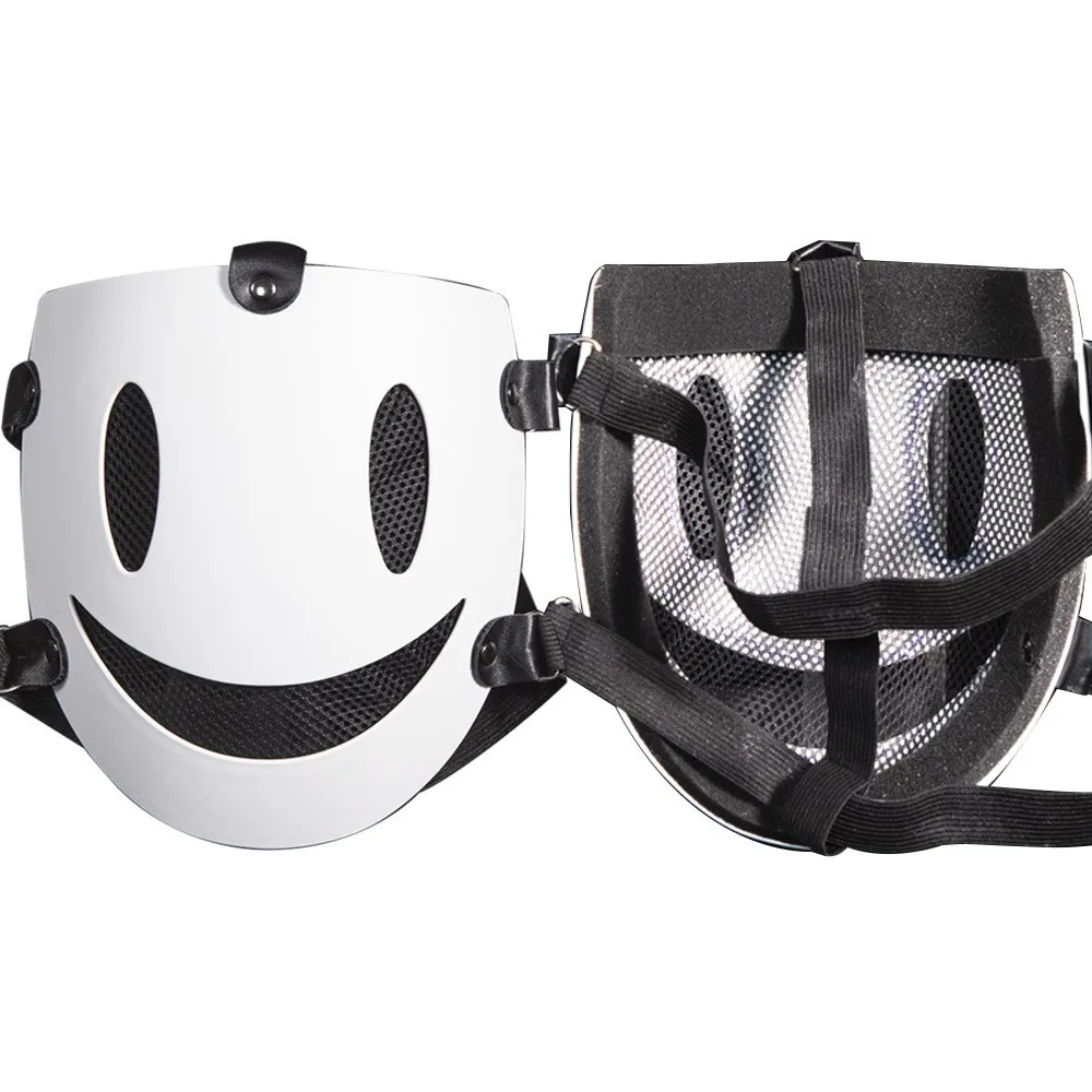 Jeu de rôle sourire visage Cosplay masque de fête Anime masque accessoires de déguisement masque de carnaval Halloween bricolage décorer décorations de fête