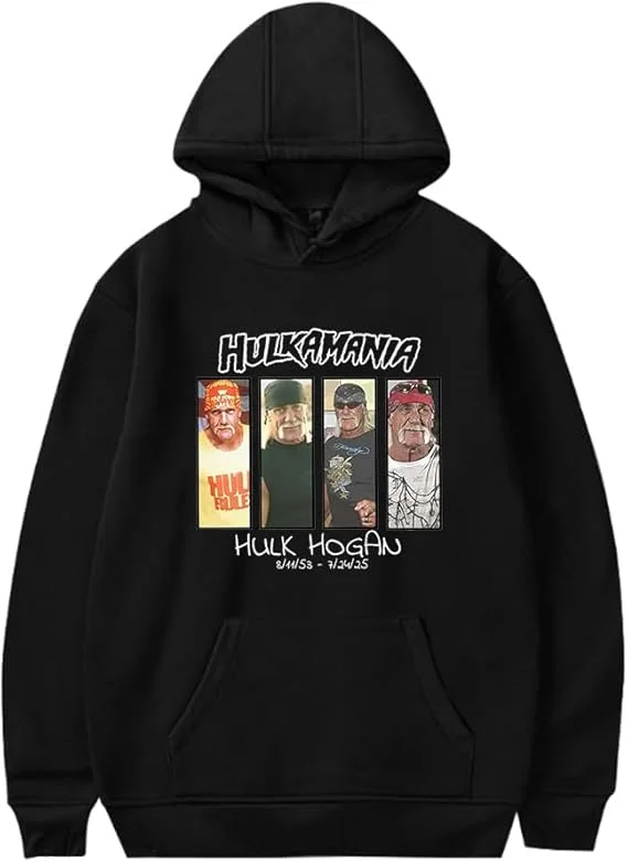 DCOKUS Hulk Hogan Hulkamania Rip Merch Hoodies Unisex Casual Long Sleeve Sweatshirt Clothes