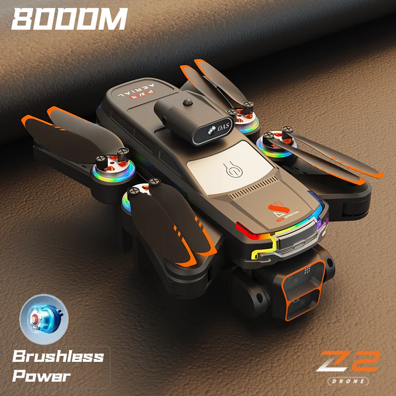 Z2 في الهواء الطلق الطائرة بدون طيار المهنية سيرفو Gimbal 4K HD كاميرا مزدوجة فرش طوي شاشة التحكم RC التدفق البصري الطائرات بدون طيار هدايا للرجل #1