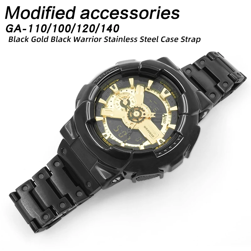 110 modification is compatible with GD120GA100/110 stainless steel watch case and strap accessories.