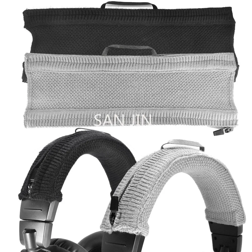 

Suitable for Sennheiser HD4.40BT HD4.50BT Headphones Universal Full Closure Zipper Knitted fabric Headband Protector