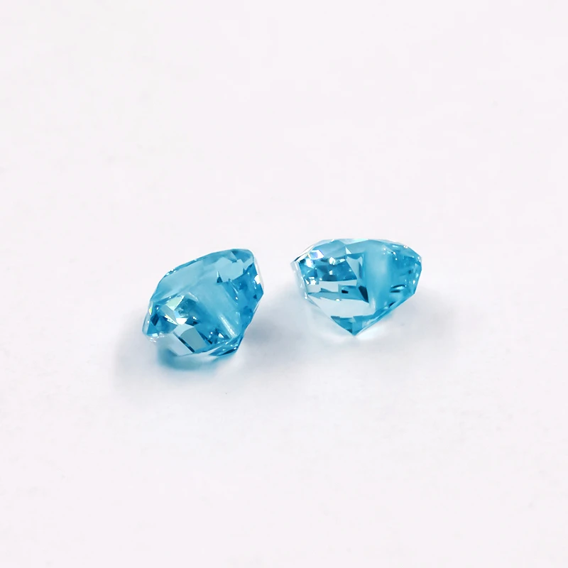 5x5mm Herz Zerkleinerte Eis-Schliff Lose CZ-Steine 5A Verschiedene Farben Kubisches Zirkonium Synthetische Edelsteine für Schmuck – Detail 19