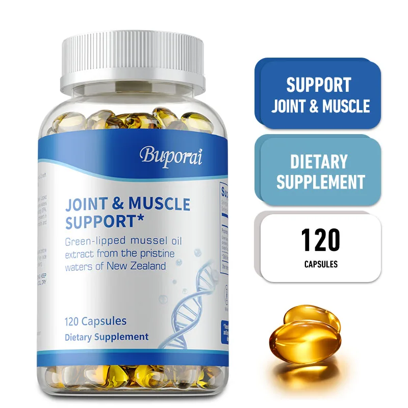 

Joint and Muscle Support - Reduce Muscle Pain, Improves Mobility, Support Joints, Bone and Muscle Health, Boosts Energy, Non-GMO