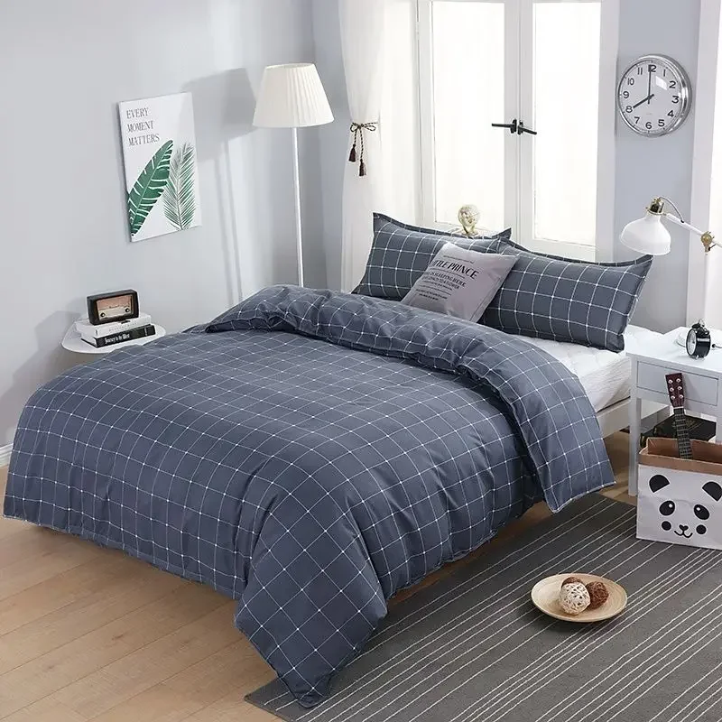 Scandinavian Style All-Season Duvet Cover Single Piece 150x200cm 240cm Soft Cotton For Kids Students Home Bedding