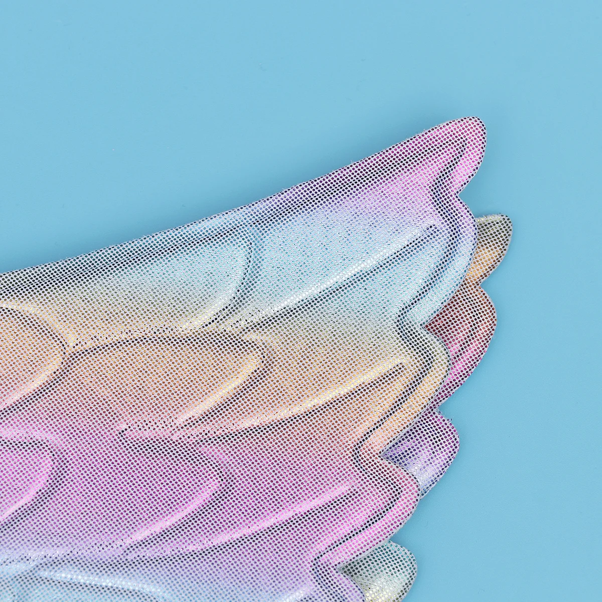 Cosplay Arco Iris Color rendimiento Prop decoración niños Halloween escenario disfraz niños alas