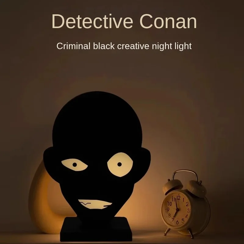 

In Stock Detective Noir Night Light Bedroom Sleep Quirky Ambient Christmas Gift Ornaments Collections Birthday Gift Anime Model