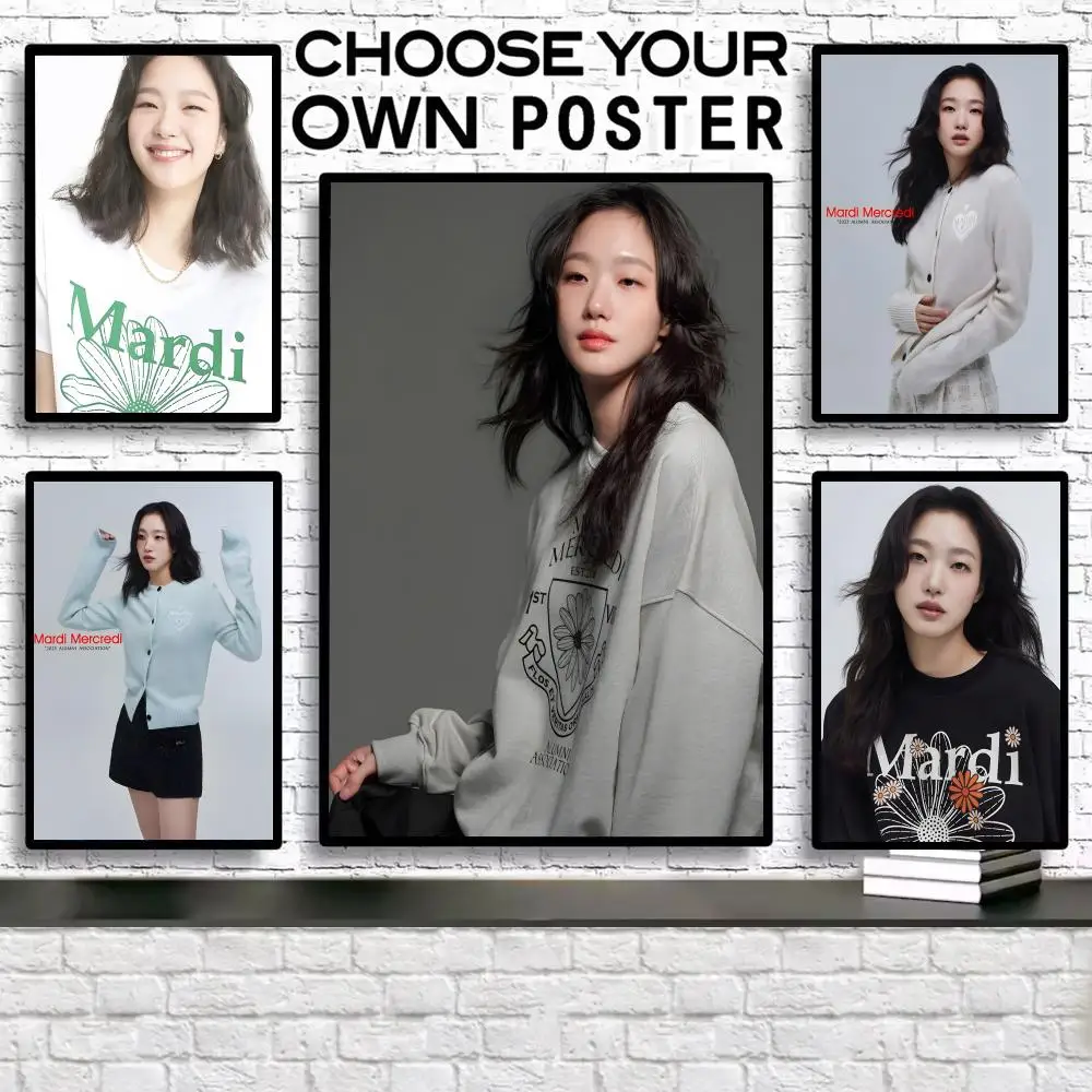 ملصق الممثلة Kim Go-Eun ملصقات جدارية فنية جدارية مطبوعة للصور لديكور غرفة المعيشة المنزلية والممر #2