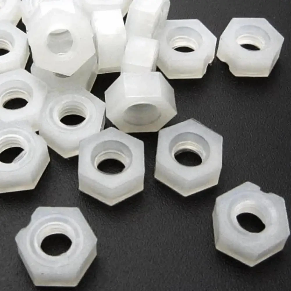 HZYUEGOU 50 Stück M2 M2.5 M3 M4 Weiße Nylon-Kunststoff-Sechskant-Abstandshalter Männlich-Weiblich-Abstandshalter Phillips-Bolzen für Leiterplatten-Motherboard – Detail 6