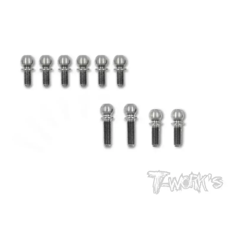 

Original T works TP-063 64 Titanium Ball End set For Xray X1 2017Professional Rc part