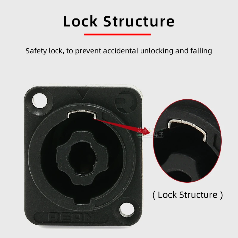 NEUTRIK's REAN في القطب موصل مكبر الصوت المكونات ، مكبر للصوت ، وعاء مكبر الصوت ، 3 16 "علامات التبويب المسطحة الاتصال ، 1 5 10 20 50