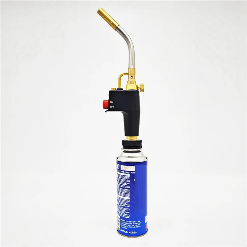 

A82I-Gas Tank Sdapter CGA600(1In-20UNF) To 220G Butance Cartridge Braze Welding MAPP Propane Gas Torch Heating Burner Adaptor