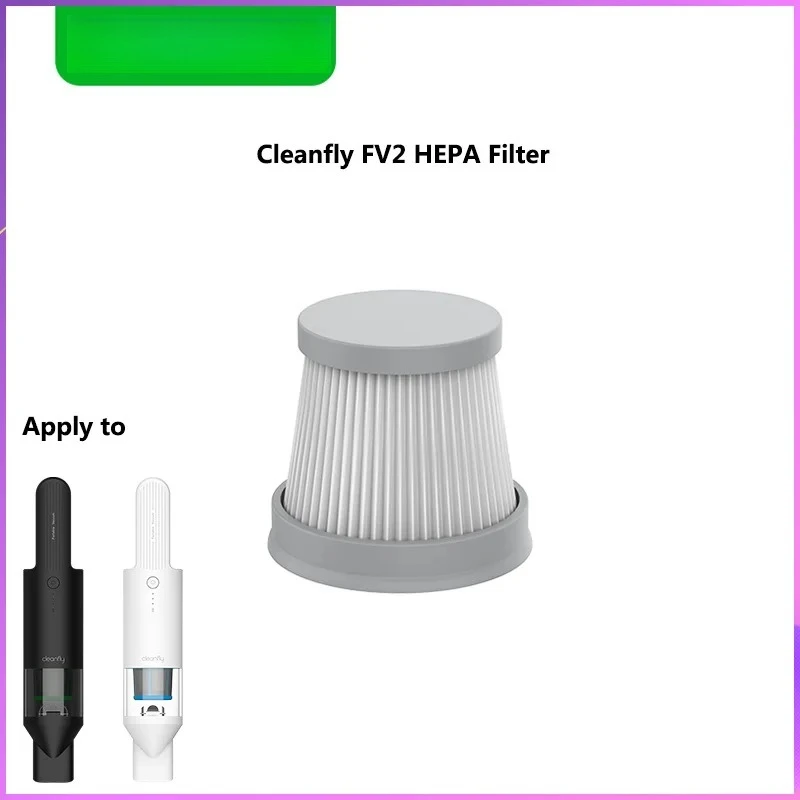 Подходит для ручного автомобильного пылесоса Cleanfly H1 H2 FV2, HEPA-фильтр.