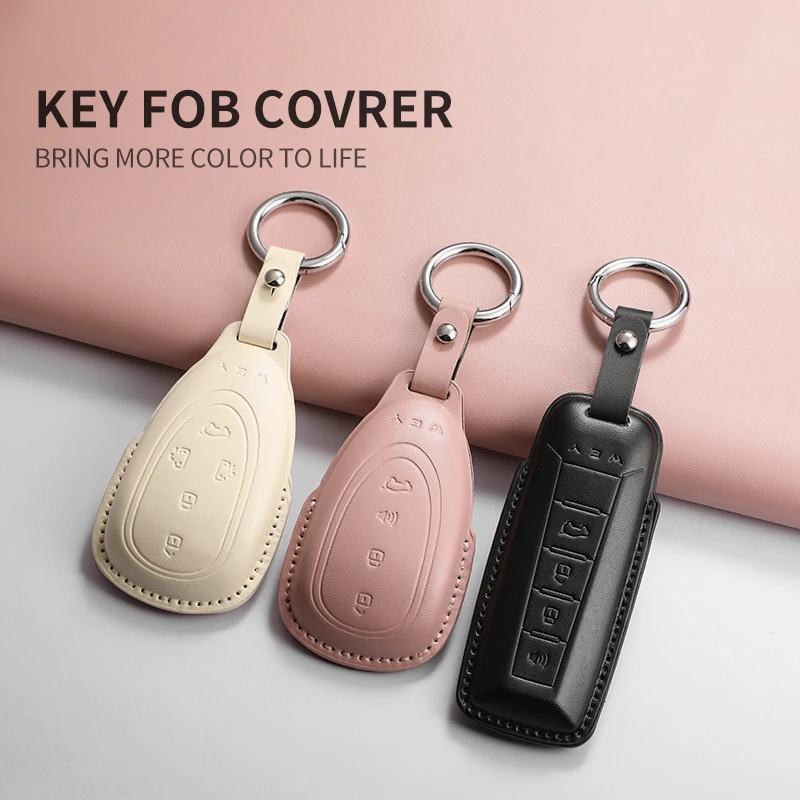 For WEY Blue Mountain Highland Mocha Latte DHT-PHEV Car Remote Key Case Fashion Trend Car Keychain Cover Shell Garnish Accessori