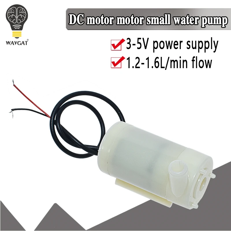 Mute Mini Micro Motor de La Bomba Sumergible Bombas De Agua DC 3-5 V 70-120L/H unidad USB water pump