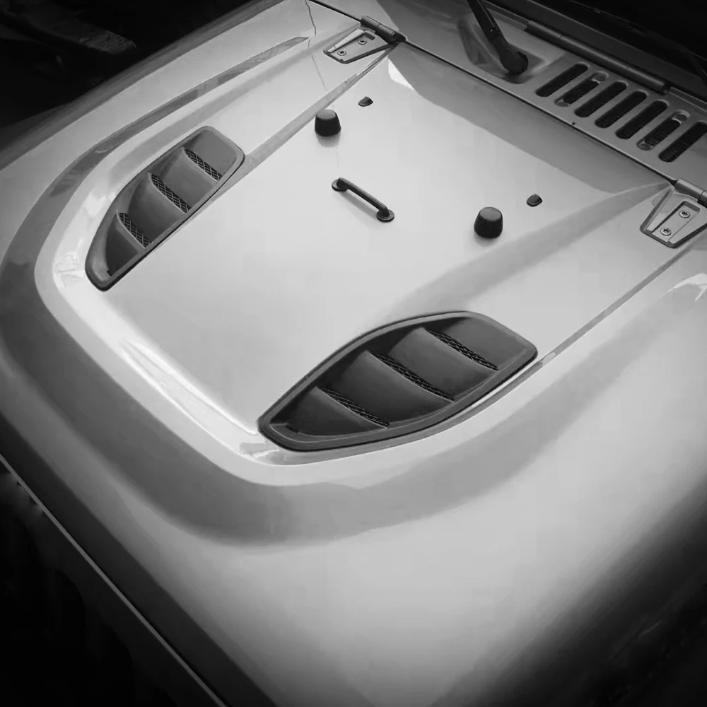 

For wrangler 2007 Maiker Offroad 10th Anniversary Hood Cover for JK Top High Quality Engine Bonnet Scoop