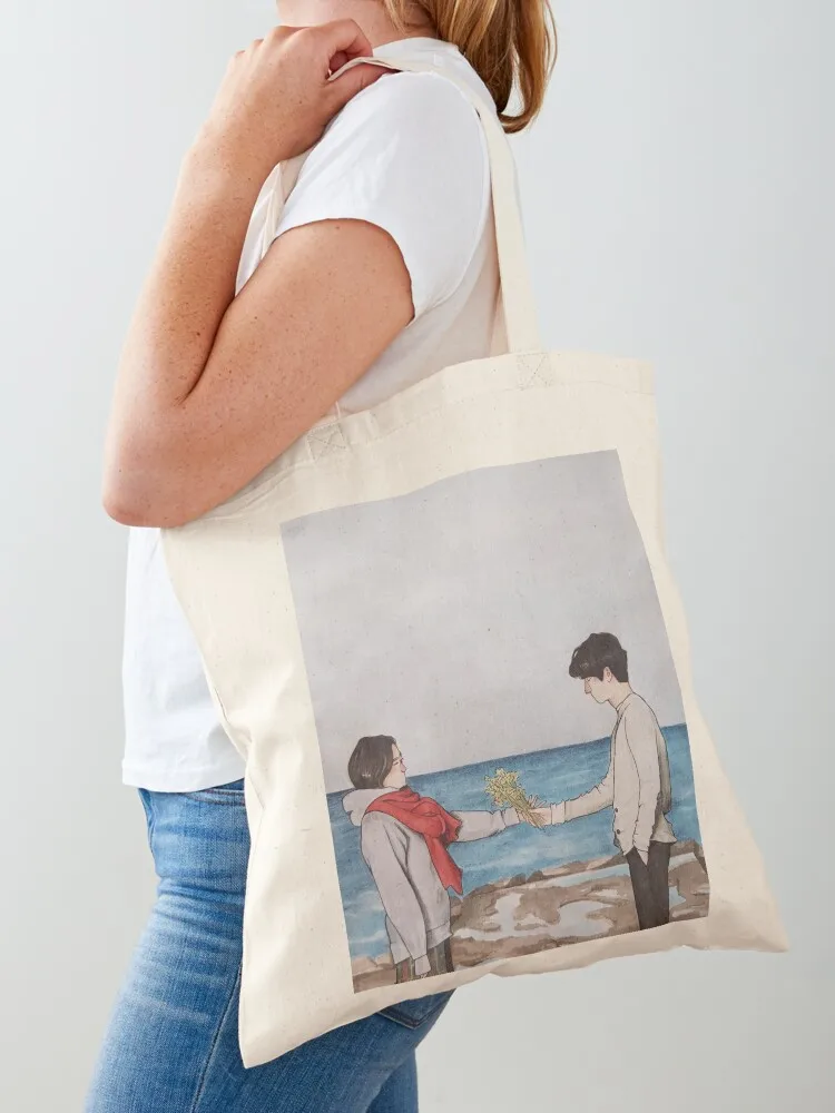 

Goblin KDrama Illustration Tote Bag large size bags tote bag custom eco bag folding hand ladies