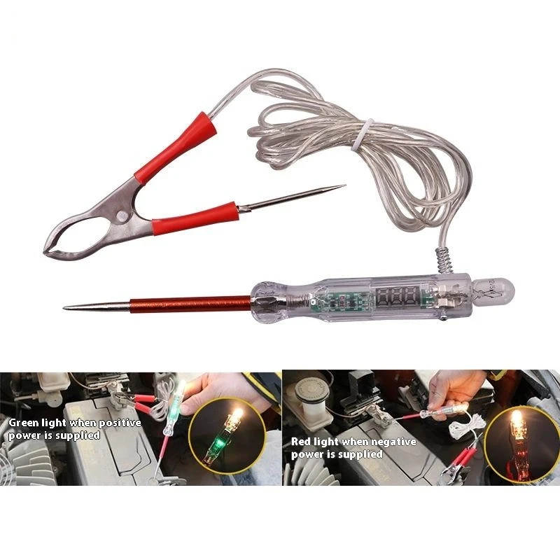 

NEW 6V-36V Electrical Voltage Tester Pen Probe Lamp Dual-color LED Light Auto Car Light Circuit Tester Auto Circuit Repair Tools