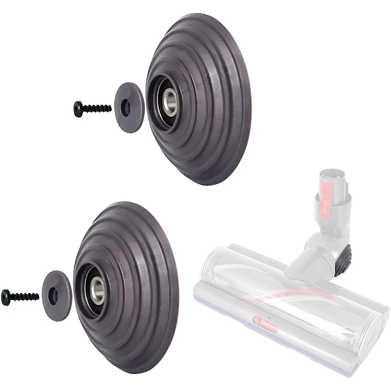 For Dyson V7 V10 V11 V15 Vacuum Cleaner Accessories 100W Direct Drive Suction Head Connector Adapter+V-Ball Wheel
