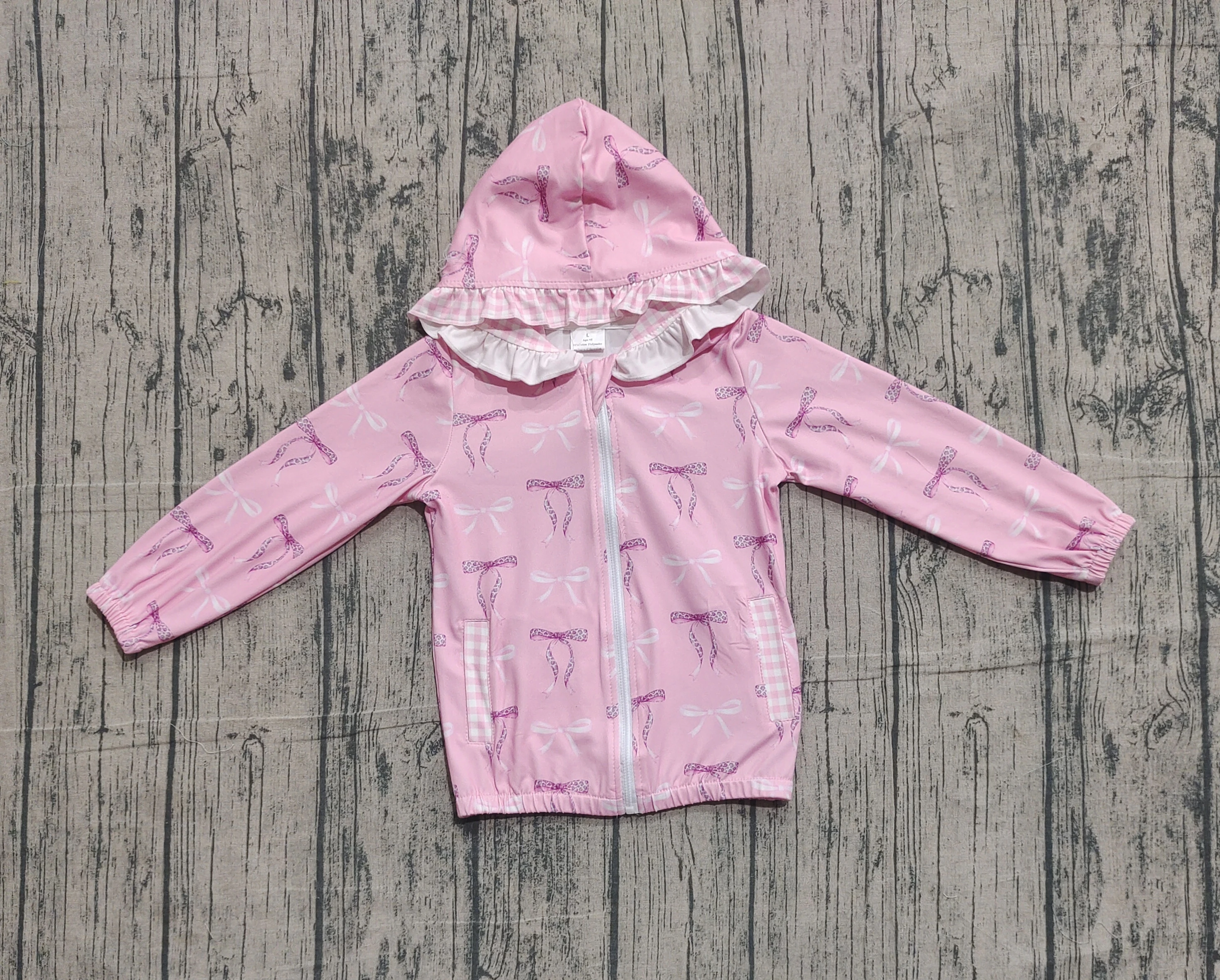 

Z1108-17 GT1217 Children Boutique Clothes Long Sleeve Top Kids Girls Hooded Shirt