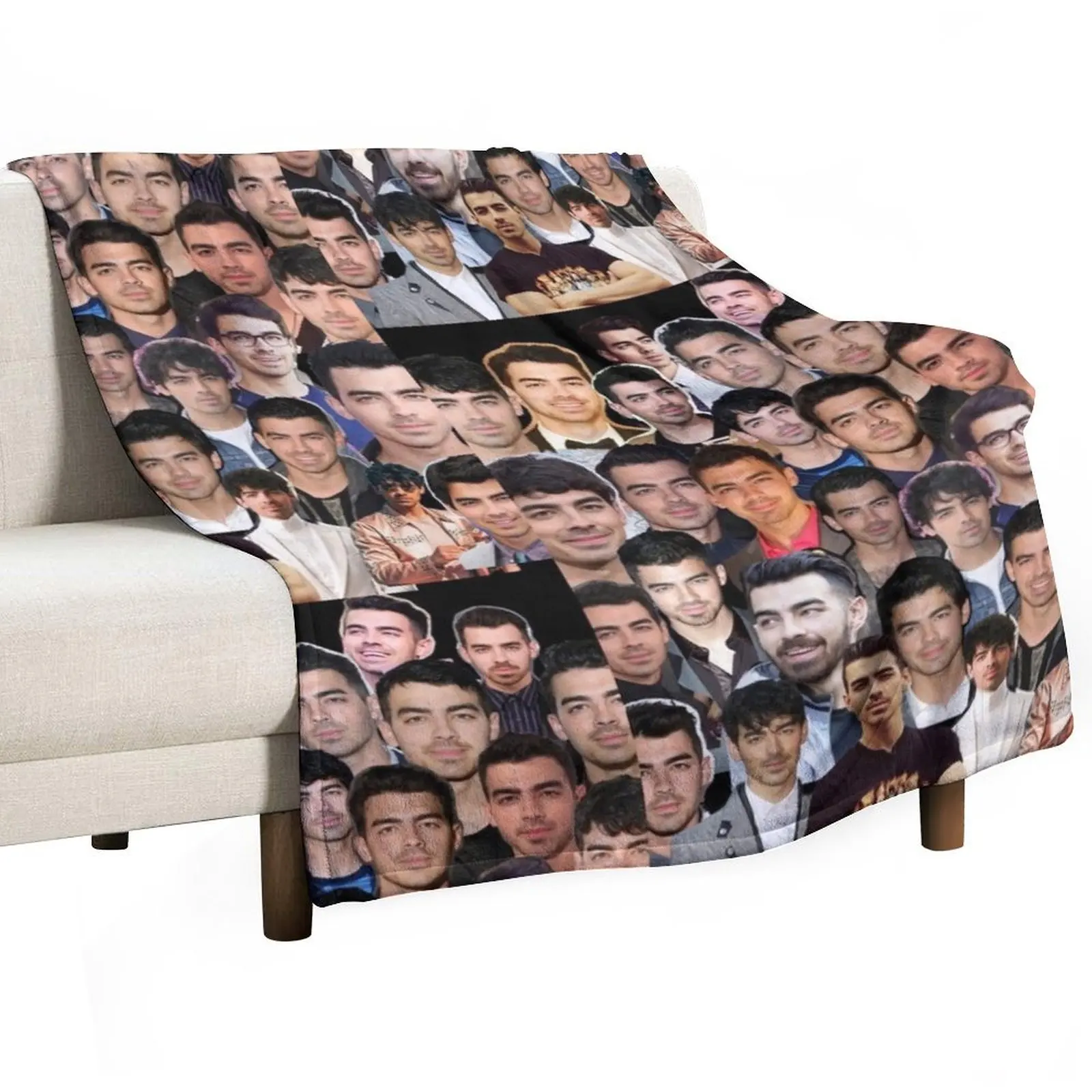 

Joe Jonas Collage Throw Blanket Personalized Gift Sofas Soft Big Tourist Blankets