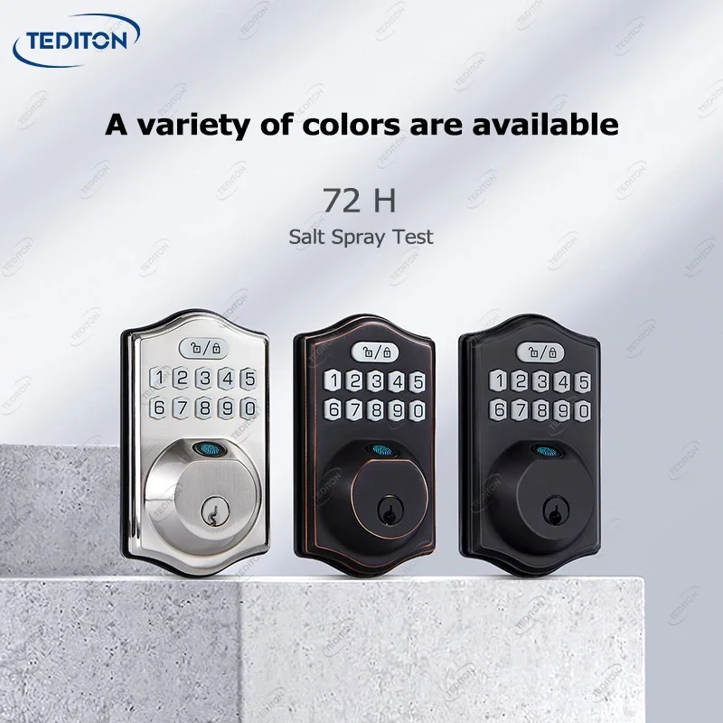Tediton Simple Keyless Entry Automatisches Schloss Intelligentes Riegelschloss für das Heimbüro