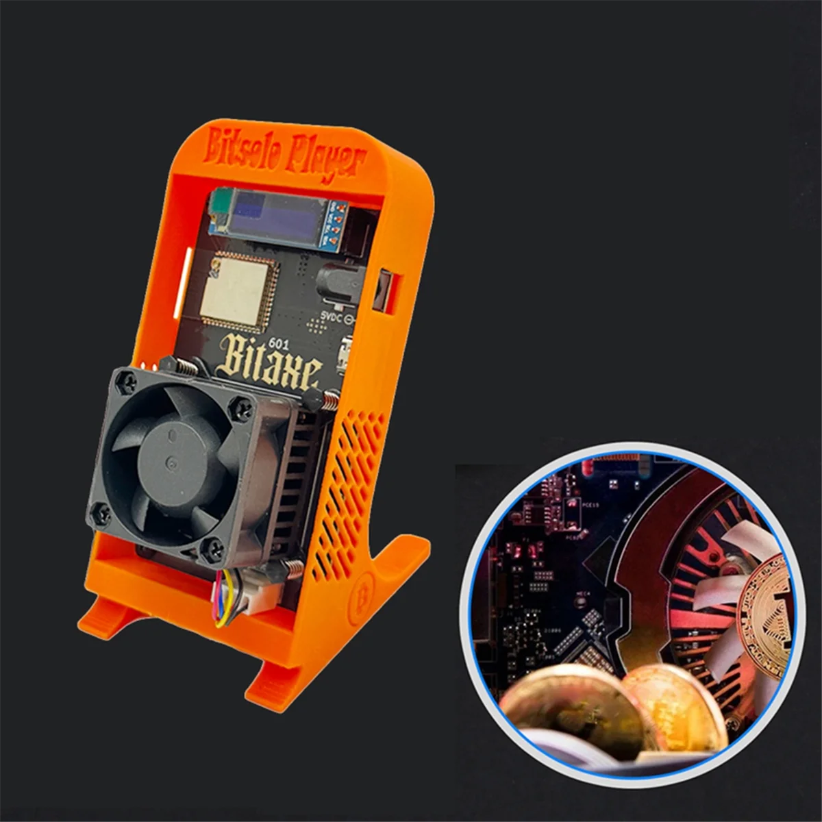 Bitaxe Gamma 601 Solo Miner 1.2TH/S 18W BM1370 Asic Chip From Antminer S21 Pro Bitcoin BTC Miner Crypto Miner UK PLUG