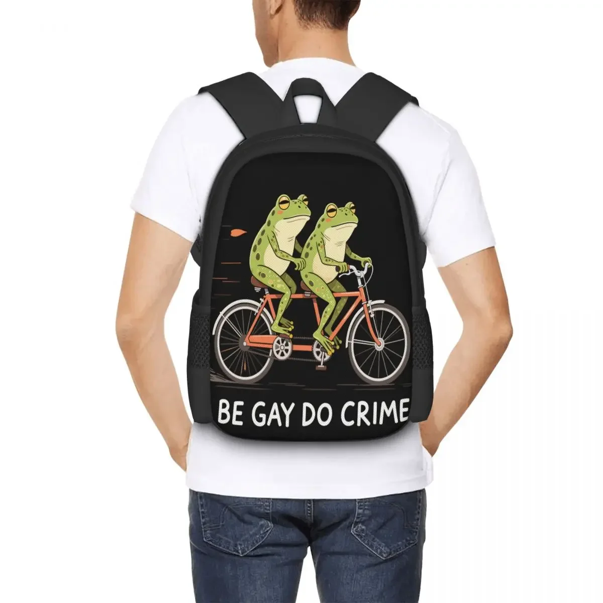 Gay crime boys and girls, children's backpacks, laptops, shoulder bags