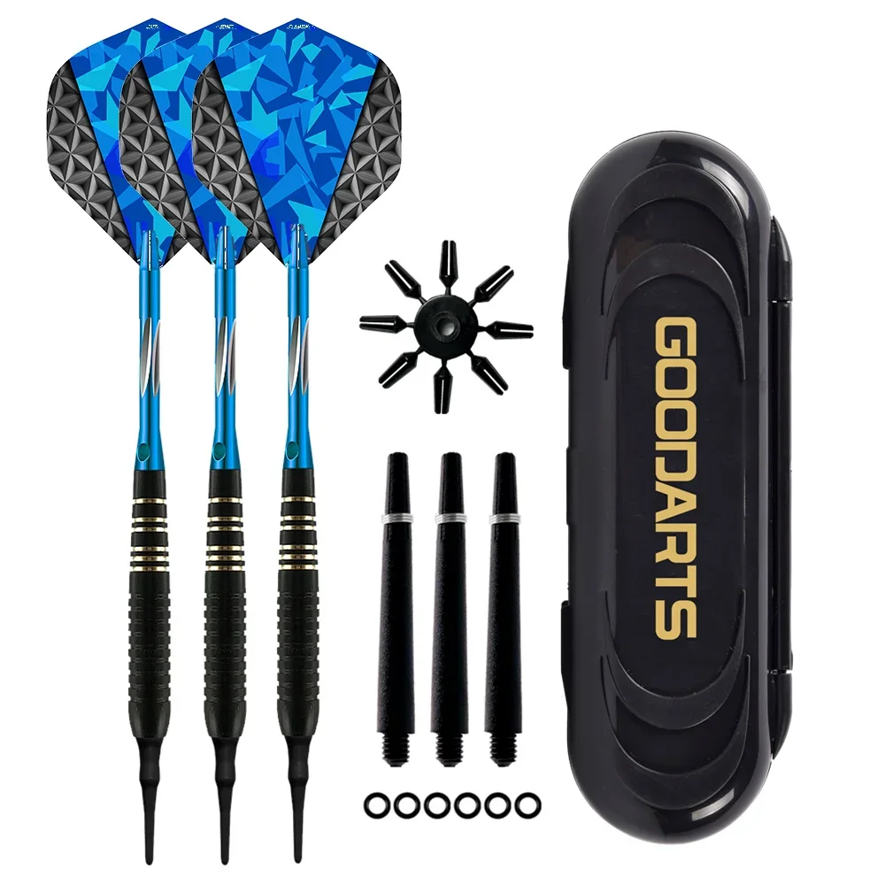 18g Brass Darts Professional Soft Tip Safety Darts 3-Piece Set Indoor Home Entertainment Throwing Game Toys