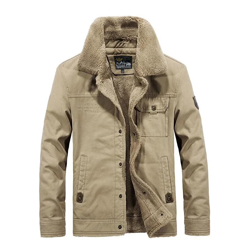 Parka rembourrée en coton pour hommes, manteau chaud épais, veste courte décontractée, vêtements de marque pour hommes, extérieur, hiver, 2024