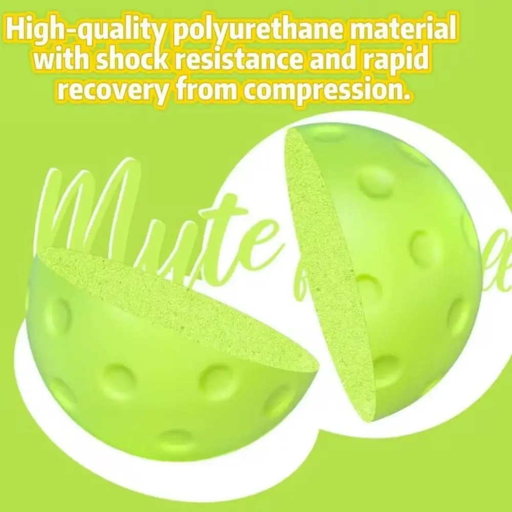 New PU Foam Anti-stress Squeeze Pickleball Balls Simulated Portable Stress Relief Balls High Bounce Pickleball Squeeze Fidget