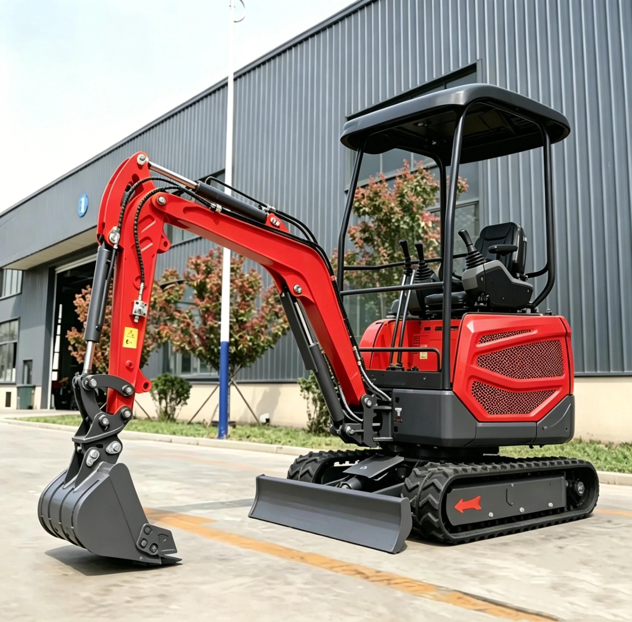 Minikoparka gąsienicowa 1,5 to – Tractor Backhoe recenzja i cena