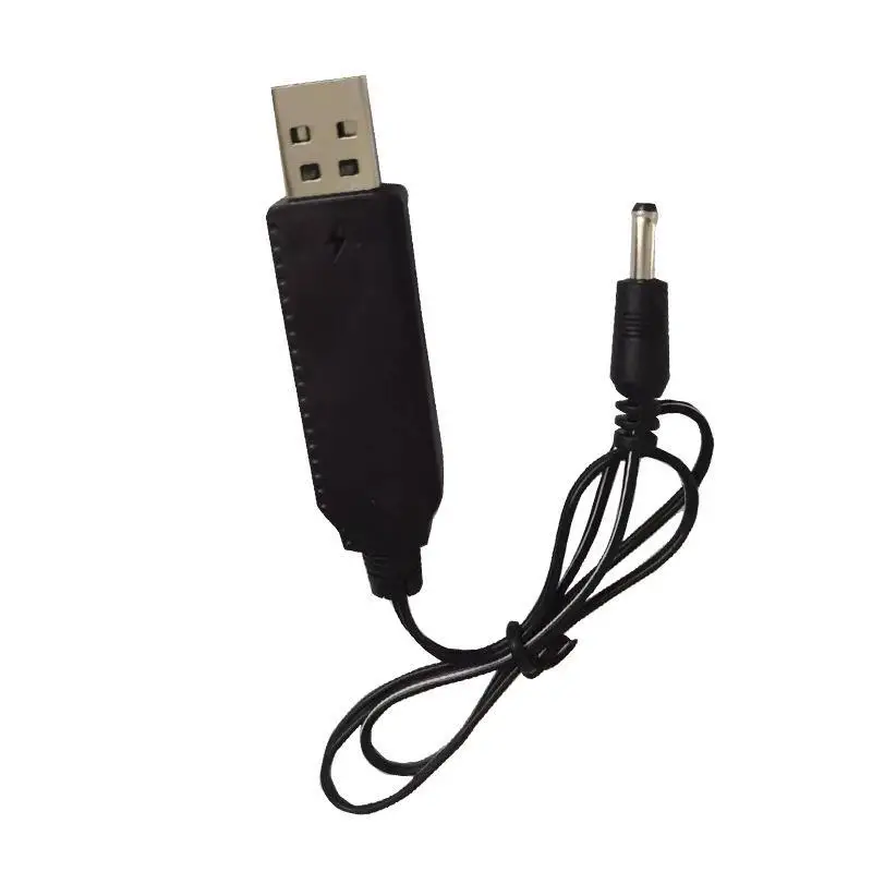 1/5Pcs 3.7V USB Charging Cable 3.5mm DC Plug Charge Line With Power Off Indicator For RC Toy Lithium Battery Charger Cord