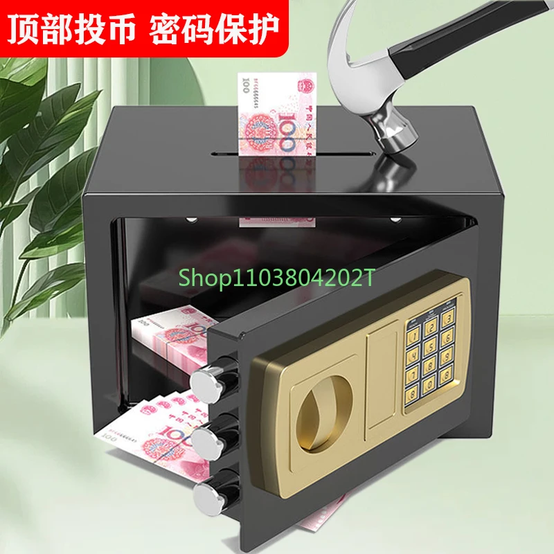 Safe Box Coin Bank Removable Stainless Steel Password Lock Safe Box 2024 New Adult Boys and Girls