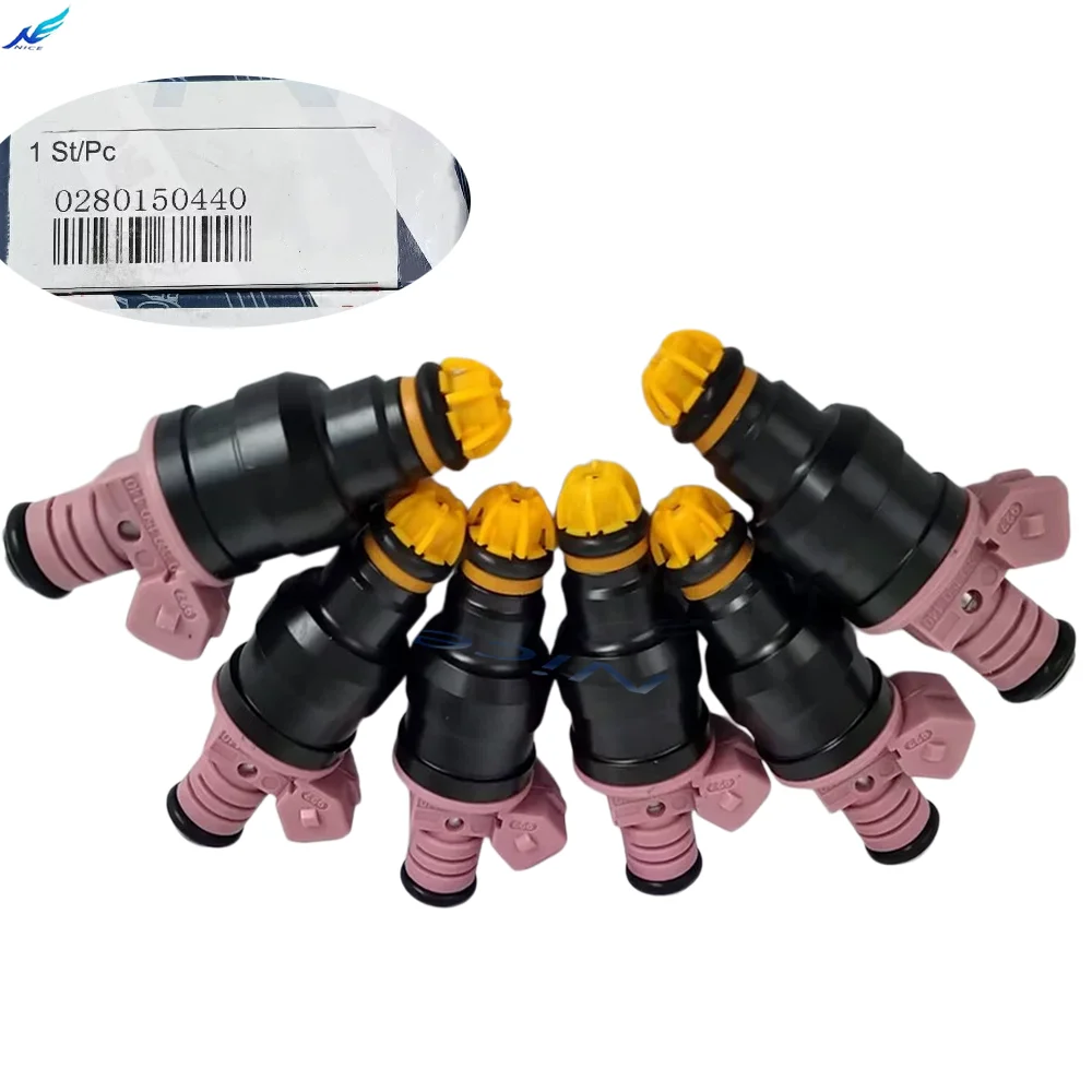6 Pieces OEM 0280150440 New FUEL INJECTORS FOR BM-Ww E36 328i M3 E39 Z3 M52 M52 B28