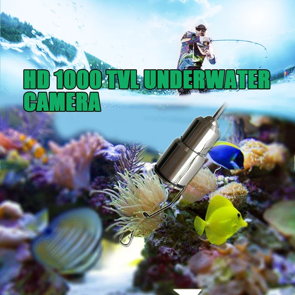 WF13WSL Underwater Fish Fishing Camera With Wireless Recording Function Support Aluminum Box 15M/30M/50M Fishing Line Cable