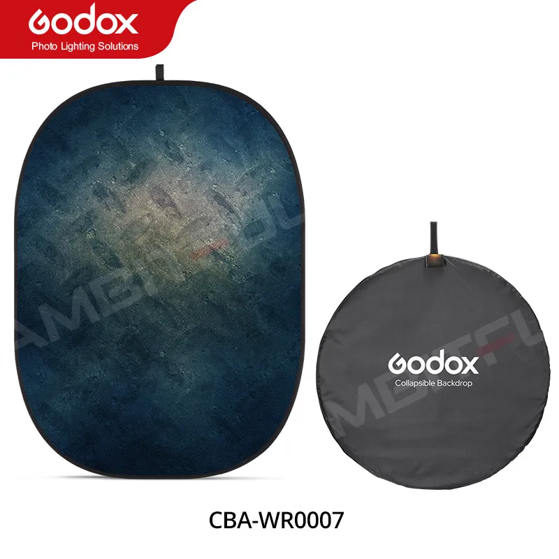 Godox Opvouwbare Achtergrond 1,5m X 2m Zacht Draagbaar Opvouwbaar Paneel Voor Retro Baby Professionele Portret Mode Beauty Fotografie