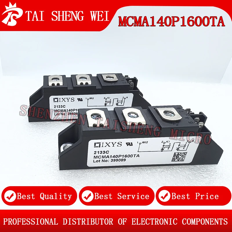 

1PCS Brand New MCMA140P1600TA Inverter Inverter Thyristor Inlet MCMA140P1600 Power Module IGBT