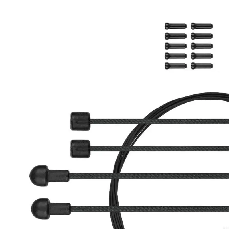 Easyly Install PTFE Cable Cores Road Bike Shifter Brake Derailleurs Brake Cable for Reliable Commuting 400C