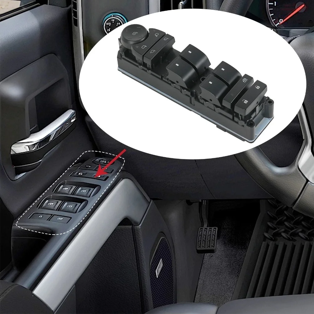 

Driver Side Switch Control Panel Auto Parts Replacement ABS Material Brand New Condition Easy Installation For Silverado