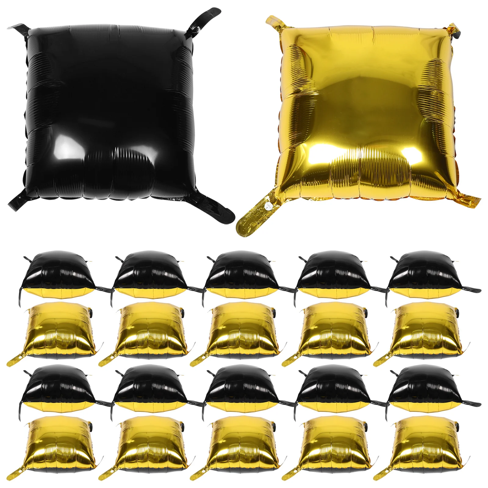 

25Pcs DIY Square Foil Balloon Wall Background Decoration Double Sided Foil Balloon Backdrop Birthday Wedding Baby Shower