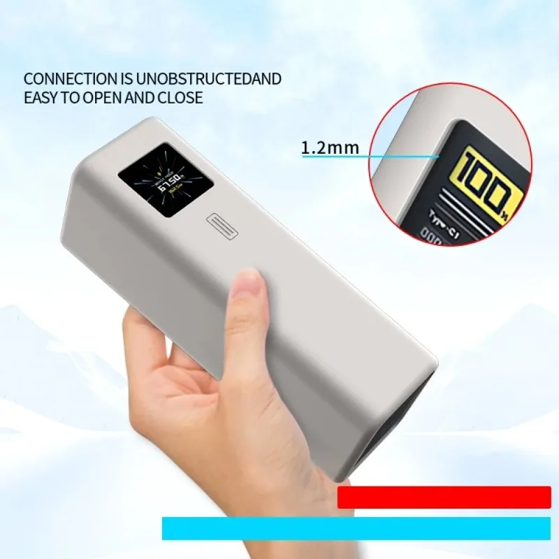 For CukTech 15 Ultra PB200U Soft Silicone Protective Case anti-Dirt and Dust Resistant Solid Color Power Bank Accessories Sleeve