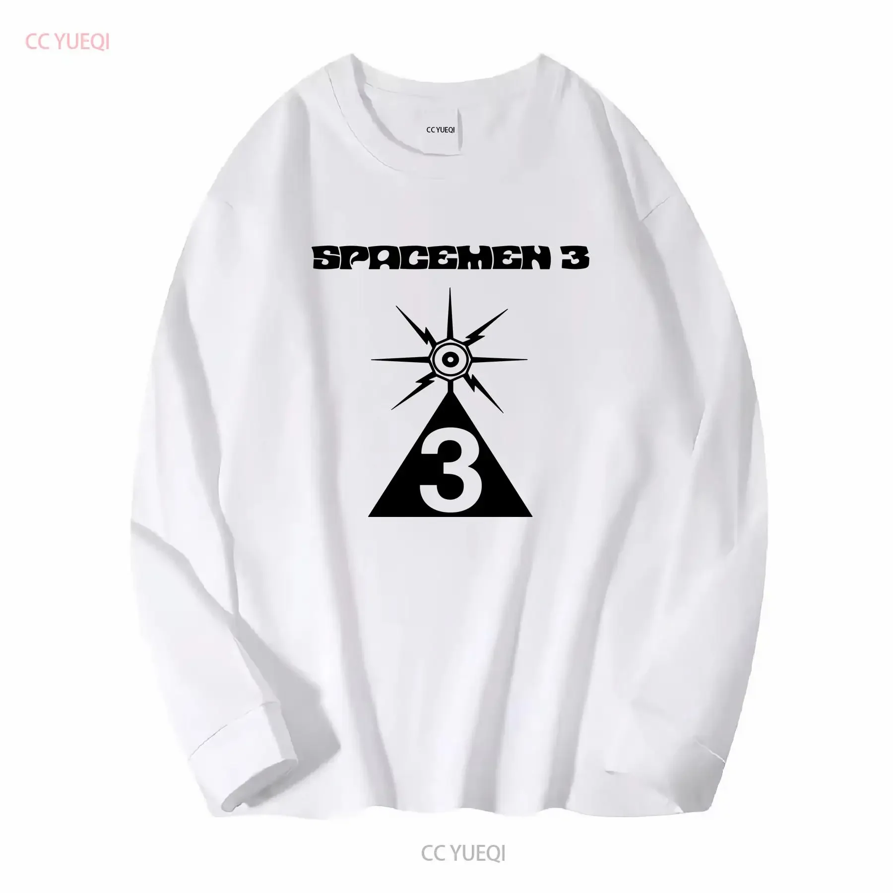 Spacemen 3 shirt band tee unisex cotton sand color gift for fan TE6072 long sleeves vintage Washed Stylish Breathable homme